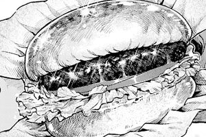 瘤牛肉（こぶうしにく）ハンバーガー